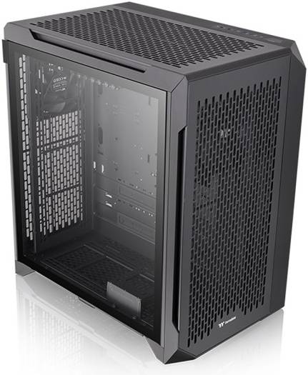 Thermaltake CTE C700 Air ATX Mid Tower PC Case, Centralized Thermal Eficiency, Tempered Glass Side Panel, Up to 360mm AIO & 3*140mm Pre-Inst Fans, USB 3.2 Type-C*1, USB 3.0*2, Black | CA-1X7-00F1WN-00 - Image 5