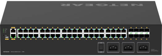 NETGEAR M4250 GSM4248UX 40-Port Gigabit PoE++ AV Switch, SFP+, 240 Gb/s Switching, 2880W Budget, 178.56 Mpps Fwd Rate, Black | GSM4248UX-100AJS - Image 4