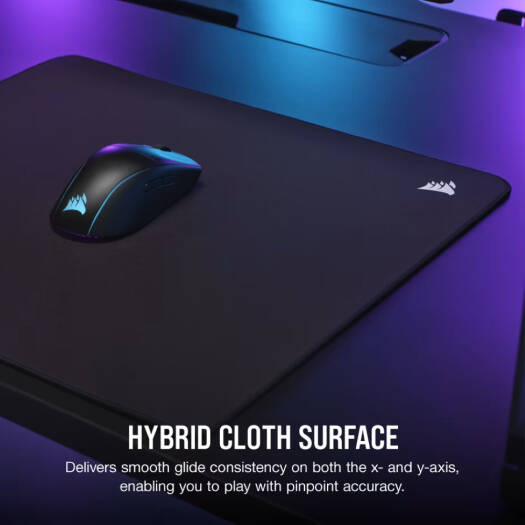 Corsair MM500 v2 Hybrid Cloth Gaming Mouse Pad, High-density, Woven Cloth, Extra-smooth, For Accurate And Ultra-fast Gameplay, 450x400mm Large Size | CH-941B161-WW - Image 8