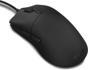 NZXT Lift Ambidextrous Optical Wired Gaming Mouse, 16000 DPI Sensor, 16K Resolution, 2m Cable Length, Omron Mechanical Mouse Switch, Black | MS-1WRAX-BM