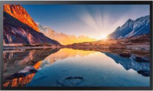 SAMSUNG QMR-T Interactive Display, 32" FHD Touch Display, 60Hz Refresh Rate, 8ms Response Time, Wi-Fi & BT Connectivity, IP5X Protection, 200 x 200 VESA, Stylus Pen Included, Black | LH32QMRTBGCXUE