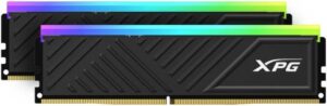 ADATA XPG SPECTRIX D35G 16GB (2x8GB) RGB DDR4 Desktop Memory Kit, 3600 MHz Clock Speed, CL18 Latency, Supports Intel XMP 2.0, 1.35V, RoHS Compliant, Black | AX4U36008G18I-DTBKD35G