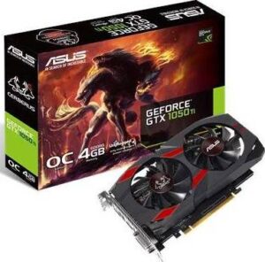 ASUS CERBERUS-GTX1050TI-O4G Cerberus GeForce GTX 1050 Ti OC Edition 4GB GDDR5 128-bit, PCI-e 3.0 Graphics Card | 90YV0A74-M0NA00
