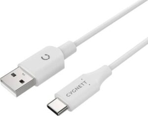 Cygnett USB-C to USB-A Cable USB 2.0 - 3A/60W Flexible 2 Years Warranty - 480Mbps - For Smartphones/Powerbank/DJI/GPS/DVR/GoPRO/Computers - PVC - 1M/3ft - White | CY2729PCUSA