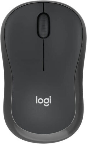 Logitech M240 Silent Bluetooth Mouse, Smooth Optical Tracking Sensor, Up to 4000 DPI Resolution, Line-By-Line Scrolling, Bluetooth Connectivity, SilentTouch Technology, Graphite | 910-007119