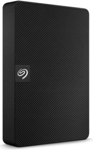 Seagate 4TB Expansion Portable USB 3.0 External HDD, Micro-USB 3.0 Interface, Bus Powered, Rescue Data Recovery Services, Preformatted exFAT, Windows and Mac Compatible, Black | STKM4000400