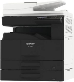 Sharp BP-20M28 A3 Mono Multifunction Printer, A3 / A4 Print, Copy & Scan,28 PPM Monochrome, 600 x 600 dpi, LCD Panel Display, Std 1100 Max 2100 Sheets Capacity, USB 2.0, Wireless LAN, White | BP 20M28