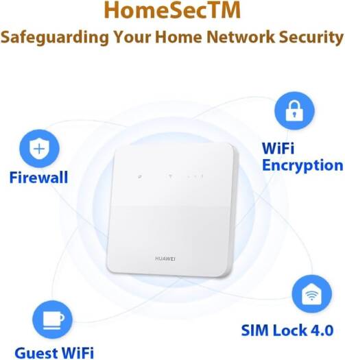 HUAWEI 4G CPE 5s, Mobile WiFi Hotspot, Speeds Up To 195 Mbps For LTE, Wi-Fi 300 Mbps, Plug And Play, Connect Up To 32 Devices, Parental Controls, White | 4G CPE 5s B320-323 - Image 10