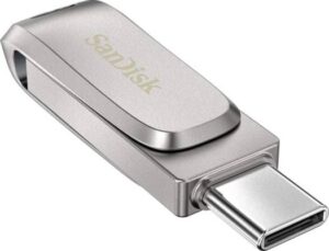 SanDisk Ultra 128GB Dual Luxe USB Type-C, Type-A, Speed Up to 150Mbps, Premium Metal Design | SDDDC4-128G-G46