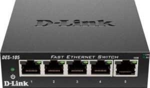 D-Link 5 Port 10/100 Unmanaged Standalone Switch | DES-105