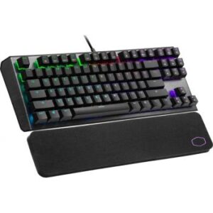 Cooler Master CK530 V2 Tenkeyless Gaming Mechanical Keyboard Blue Switch with RGB Backlighting, On-The-Fly Controls, and Aluminum Top Plate | CK-530-GKTL1