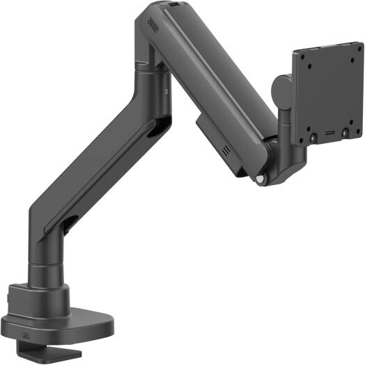 Navo Single Control Model Y PRO Monitor Arm, Supports 17" to 57" Flat & Curved Screens, Up To 27kg Weight Capacity, Gas Spring Technology, Smart Base, Black | CTRL-YPRO-BLACK - Image 2