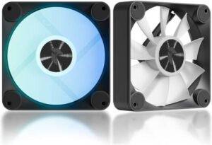 APNX FP1-RQ 120 PWM ARGB Reverse Case Fan, 1200 RPM Fan Speed, 48.5 CFM Fan Airflow, 31.6 dBA Fan Noise Level, Hydraulic Bearing Type, Black | APF3-PF11247.11