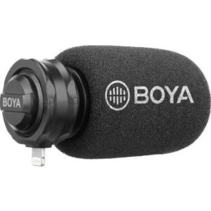Boya BY-DM200 Digital Condenser Stereo Microphone For iPhone, iPad And All iOS Devices | B07VT4Y62R