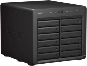 Synology DiskStation DS3622xs+ 12-Bay NAS Enclosure, 12 x 3.5"/2.5" SATA Drive Bays, Intel Xeon D-1531 6-Core  2.2GHz, 16GB DDR4 RAM, 1 x PCIe 3.0 x8/x8, 2 x 10GbE | 2 x 1GbE , Black | DS3622XS+