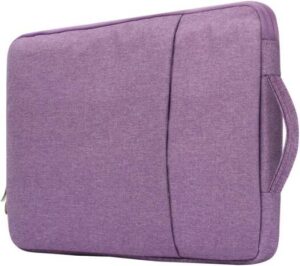 Laptop Sleeve 15-15.6 inch Case, Waterproof Portable Handle Laptop Case, Protective Laptop Bag, Laptop Carrying Bag, Compatible with MacBook Air/Pro HP/Dell/Asus/ThinkPad/Tablets, Purple.