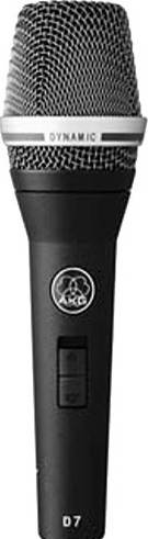 AKG D7 S Reference Handheld Dynamic Vocal Microphone With On/Off Switch | 3139X00020