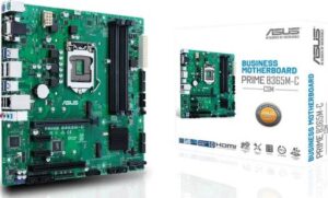Asus Prime B365M-C/CSM Intel B365 (4 Ram Slot, 8*USB 3.1, 2*Display Port, 2* M.2 Socket) Micro-ATX Motherboard | 90MB10U0-M0EAYC