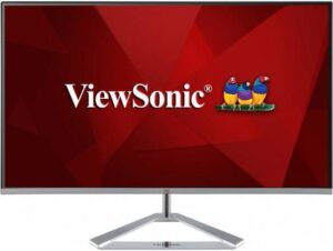 Viewsonic VX2776-SH Monitor, 27" FHD IPS Display, 75Hz Refresh Rate, 4ms (GtG) Response Time, 16.7m Display Colors, Eye Care Technology, Anti-Glare, Hard Coating (3H), Black | VX2776-SH