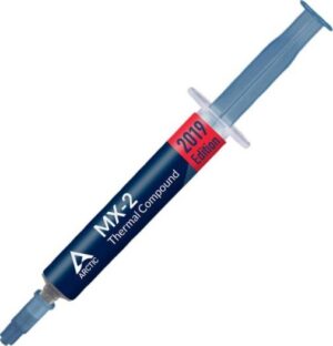 Arctic MX-2 (4g) 2019 Edition Thermal Paste, Carbon Based High Performance, Interface Material, 4 Grams | ACTCP00004B