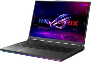 ASUS ROG Strix G18 G814JZR Gaming Laptop, 18" WQXGA IPS Display, Intel Core i9-14900HX, 32GB RAM, 2TB SSD, GeForce RTX 4080 12GB RAM, English Keyboard, Win11Home, Black | 90NR0IN3-M003X0
