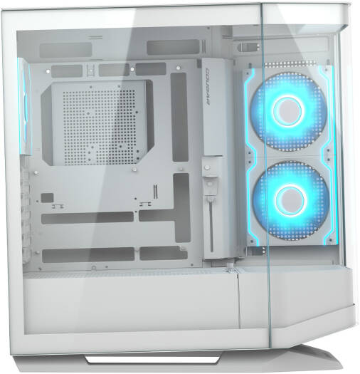 Cougar FV270 RGB ATX Mid Tower Case, 3x Pre-Installed Reversed ARGB PWM Fans & 1x ARGB PWM Fan, Up to 360mm Radiator Support, 7 Expansion Slots, PWM & RGB Hub Sync with M/B, White | 3858M60.0006 - Image 9