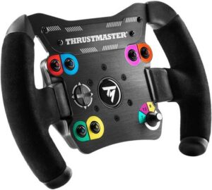 Thrustmaster Advanced TM Open Wheel Add-On, Compact Size, Suede Wheel Grips, Light Weight, For Xbox / Play station / Windows, Black | TM-WHL-OPEN-ADDON