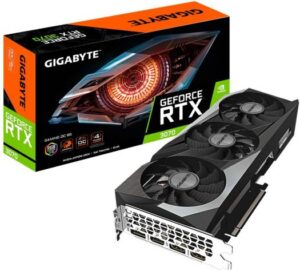 Gigabyte GeForce RTX 3070 Gaming OC 8G Graphics Card, 1‎815 MHz  GeForce RTX™ 3070, 8GB GDDR6, 2‎56-bit, PCI-E 4.0 x 16 - Black | GV-N3070GAMING OC-8GD