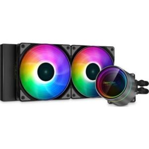 Deepcool Castle 240EX A-RGB, 2x CF120 A-RGB PWM Fans, AIO CPU Liquid Cooler | DP-GS-H12W-CSL240EX-ARP