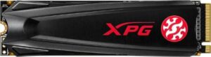 Adata XPG Gammix S5 1T PCIe 3D NAND PCIe Gen3x4 M.2 2280 NVMe 1.3 R/W up to 2100/1500MB/s SSD | AGAMMIXS5-1TT-C