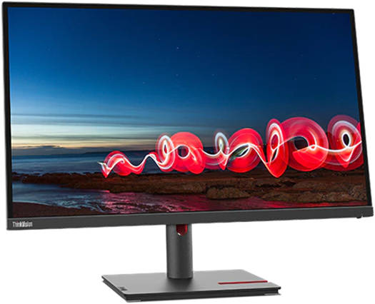 Lenovo ThinkVision T27i-30 Monitor, 27" FHD WLED Display, 60Hz Refresh Rate, Up to 4ms Response Time, 16 9 Aspect Ratio, 16.7 Million Color Support, IPS-Panel Level, Black | 63A4MAR1WW / 63A4MAT1UK