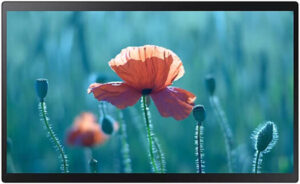 SAMSUNG QBR-T Small Touch Digital Signage Display, 24" FHD ADS Display, 60Hz Refresh Rate, 14ms Response Time, Built-In Wi-Fi Connectivity, IP5X Rated Protection, Black | LH24QBRTFGCXUE