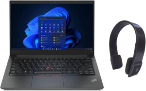 2022 Latest Lenovo ThinkPad E14 Gen 4 Business Laptop 14 FHD 300Nits Display 12thGen Core i5-1235u 40GB 1TB Intel Iris Xe Graphics FingerPrint WIN11 Pro Black