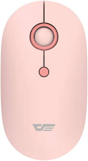 DarkFlash M310 Wireless Mouse, 1600 DPI, Circle Scroll Wheel, Standby Mode, Silent Operation, Up to 20M 2.4Ghz Transmission Distance, 2.4Ghz/Bluetooth Connectivity, Pink | M310