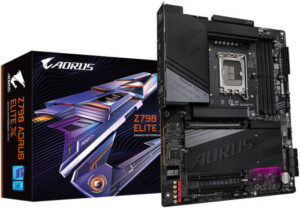 Gigabyte Z790 Aorus Elite X LGA1700 Motherboard, Intel Z790 Chipset, 4x DDR5 DIMM / 192 GB Max Memory, 4x M.2 Slots, 1x PCIe 5.0 x16, 2.5GbE LAN, HDMI, DisplayPort | Z790-AORUS-ELITE-X