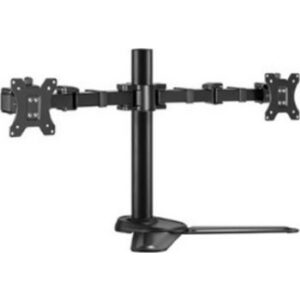 Twisted Minds Dual Monitor Articulating Stand, Affordable Steel, Swiveling Arm, 360° Rotary Vesa Plate, Fit Screen Size 17inch - 32 inch, Cable Management, Black | TM-33-T012