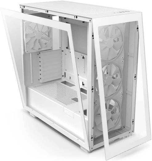 NZXT H7 Elite 2023 ATX Mid Tower PC Gaming Case, Tool-Less Access to Front & Side Panels, Supports Up to 7 Fans & 360mm Radiator in Front and Top & 140mm Rear, White | CM-H71EW-02 - Image 4