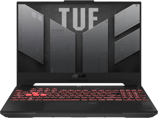 ASUS TUF Gaming A15 FA507NUR Laptop, 15.6" FHD IPS 144Hz Display, AMD Ryzen 7 7435HS, 16GB RAM, 512GB SSD, GeForce RTX 4050 6GB Graphics, English Keyboard, FreeDOS, Mecha Gray | 90NR0JP5-M00040