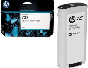 HP 727 130-ml Photo Black Designjet Ink Cartridge | B3P23A
