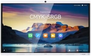 HUAWEI IdeaHub B3 Interactive Display, 65" 4K D-LED Display, Intelligent Tracking Supported, 8 Cores CPU, 8GB RAM + 64GB Flash Storage, Wi-Fi 6 Connectivity, 16ms Writing Latency, Black | IHB3-65SA