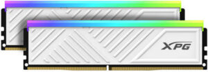 ADATA XPG SPECTRIX D35G 32GB (2x16GB) RGB DDR4 Desktop Memory Kit, 3200 MHz Clock Speed, CL16 Latency, Supports Intel XMP 2.0, 1.35V, RoHS Compliant, White | AX4U320016G16A-DTWHD35G