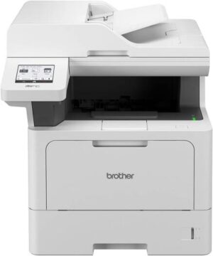 Brother MFC-L5710DW Mono Laser Printer, Print, Scan, Copy, Fax, Up to 50ppm Print Speed, Up to 1200 x 1200 DPI Resolution, 3.5" Colour Touchscreen LCD Operation, White | MFC-L5710DW