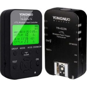 Pewe-Foto Yongnuo YN622 N Kit TX – Transceiver Kit Yongnuo YN-622 And Transmitter TX yn-622tx For Nikon (LCD, 100 M) - Black