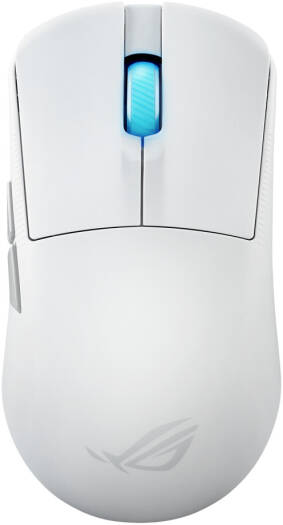 ASUS ROG Harpe Ace Mini Gaming Mouse, ROG 100M Optical Micro Switch, 42000 DPI Max Resolution. 50g Max Acceleration, 750 IPS Max Speed, 2-Meter ROG Paracord, White | 90MP03Z0-BMUA10