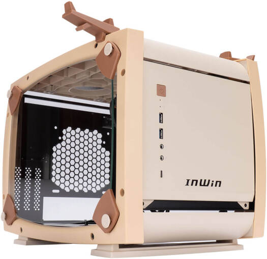 InWin Case Monsters E: Animal Series Mini-ITX Computer Case, 3x InWin ASL120 Fan Included, Tempered Glass, SECC, ABS Materials, Up to 330mm GPU Support, Bandi Design | IW-CS-CASEMONSTERS-006 - Image 11