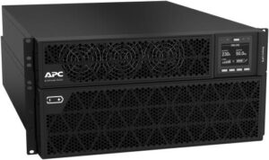 APC RT 8kVA Smart UPS, 230V Input Voltage, Rack Mounted With Kit, Lead Acid Battery Type, 2x IEC C13+1x IEC C19+ Outlets, C19 Connection, 239W Charger Power, 1 Extended Runtime, Black | SRTG8KXLI