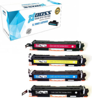 BOSS XL Compatible Toner Cartridge Replacement for HP130A, 1000 Pages Page Yield, Laser Print Technology, HP Color LaserJet Pro MFP M176, M176n, M177fw, CF352A, Yellow | CF352 Yellow