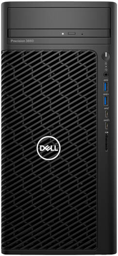 Dell Precision T3660 Tower Workstation PC, Intel Core i7-12700K, 8GB DDR5 RAM, 1TB HDD,ntel Integrated Graphics Card, Optical Mouse & MS116 K/B, Windows 10 Pro, Black | 3660W-I7-VPN-210-BCUR - Image 3