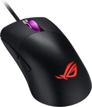 ASUS ROG Keris Lightweight FPS Optical Gaming Mouse with ROG Paracord Soft Cable, Specially-tuned ROG 16,000 dpi Sensor, Exclusive Push-fit Switch Socket Design, PBT L/R Keys, Black | 90MP01R0-B0UA00