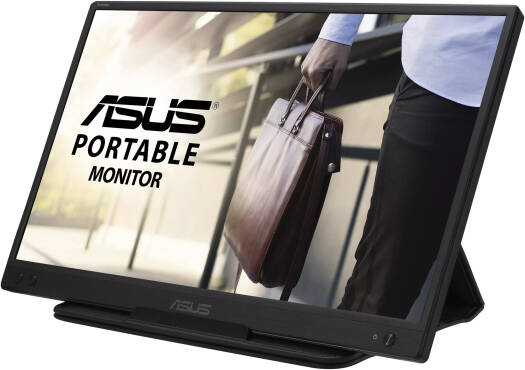Asus ZenScreen MB166C Portable Monitor, 15.6" FHD IPS Display, 60Hz Refresh Rate, 5ms (GtG) Response Time, 262K Display Colors, ASUS Eye Care Monitors Feature, USB-C Port, Black | 90LM07D3-B031B0 - Image 2